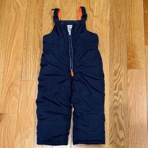 Carter's Navy Blue Kids Overalls with Orange Accents